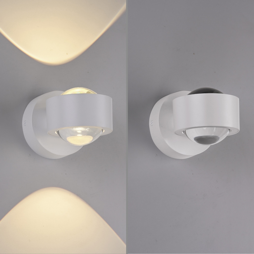 Schöner Wohnen 19331-16 - LED zidno svetilo CHIA 2xLED/2W/230V bela