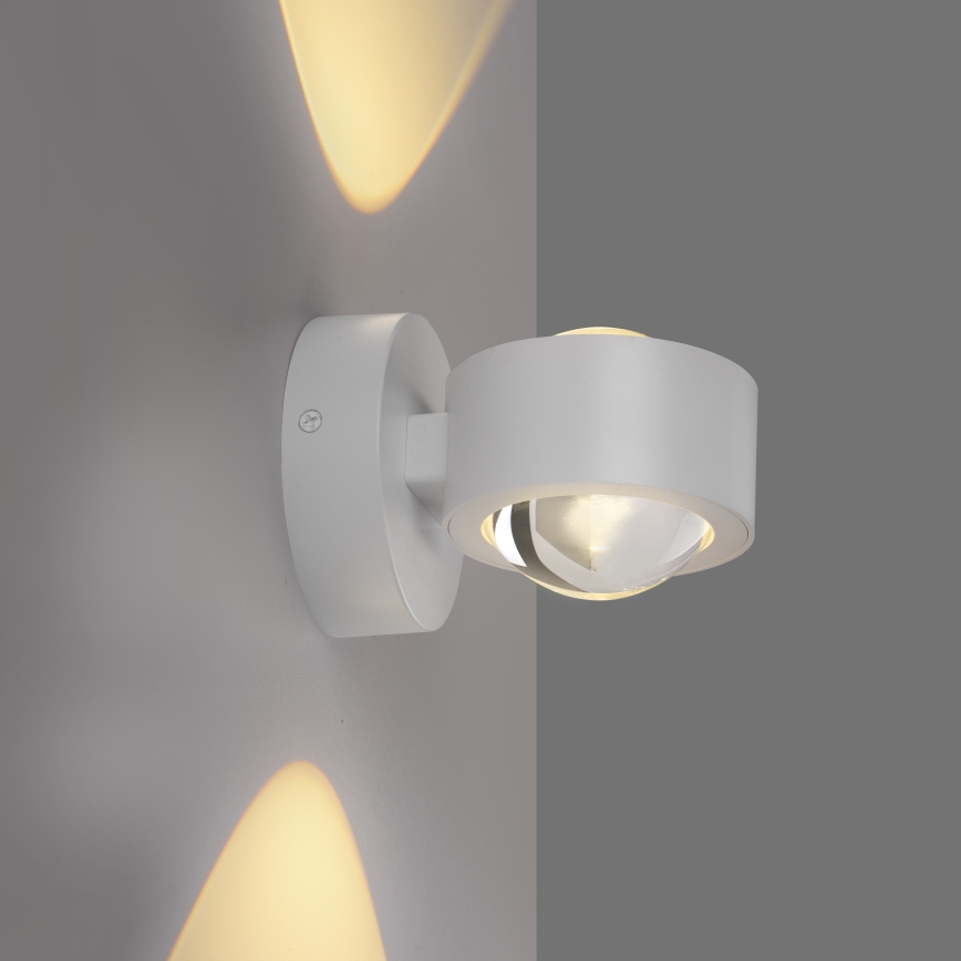 Schöner Wohnen 19331-16 - LED zidno svetilo CHIA 2xLED/2W/230V bela