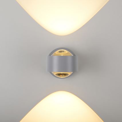 Schöner Wohnen 19331-21 - LED zidno svetlo CHIA 2xLED/2W/230V antracit