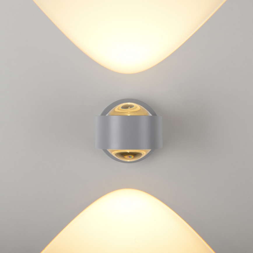 Schöner Wohnen 19331-21 - LED zidno svetlo CHIA 2xLED/2W/230V antracit