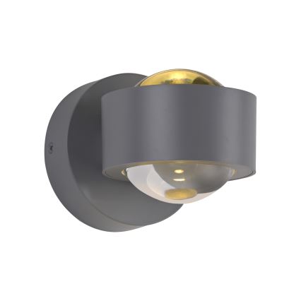 Schöner Wohnen 19331-21 - LED zidno svetlo CHIA 2xLED/2W/230V antracit