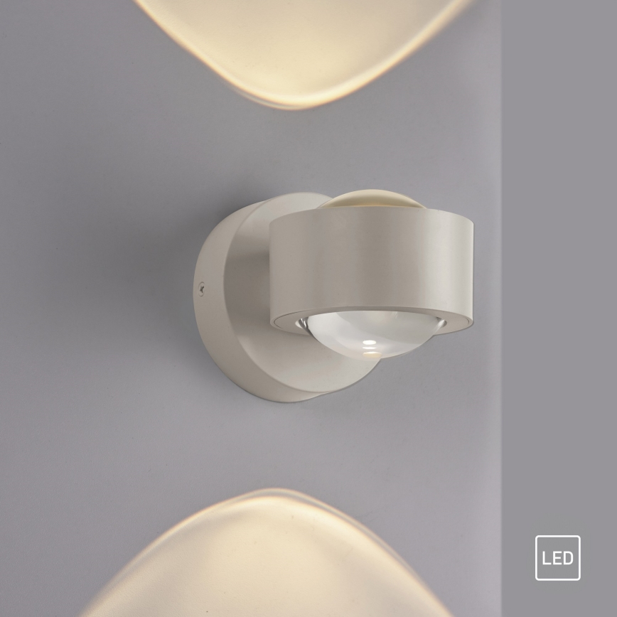 Schöner Wohnen 19331-39 - LED zidno svetlo CHIA 2xLED/2W/230V sivo