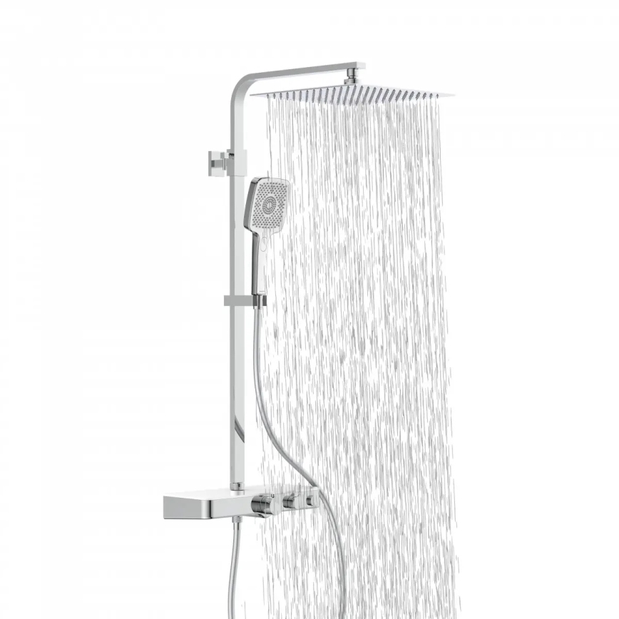 Schütte 60530 - Set za tuširanje sa termostatskom baterijom OCEAN, sjajni hrom