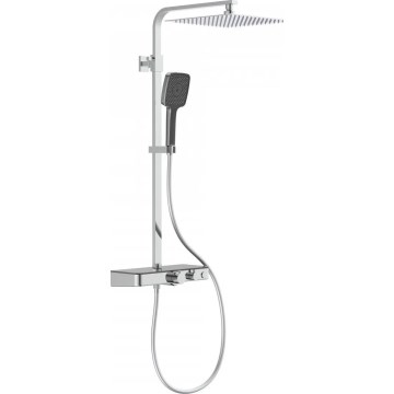 Schütte 60531 - Tuš komplet sa termostatskom baterijom OCEAN, sjajni hrom/antracit