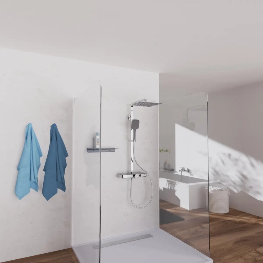 Schütte 60531 - Tuš komplet sa termostatskom baterijom OCEAN, sjajni hrom/antracit