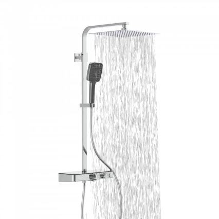 Schütte 60531 - Tuš komplet sa termostatskom baterijom OCEAN, sjajni hrom/antracit