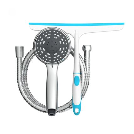 Schütte 64197 - Tuš set u sjajnom hromu + strugač za staklo