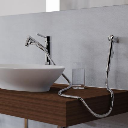 Schütte 78016 - Tuš za umivaonik, sjajni hrom