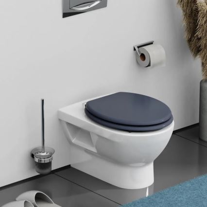 Schütte 80104 - WC daska SPIRIT ANTRACIT, SoftClose prigušiva, MDF ploča