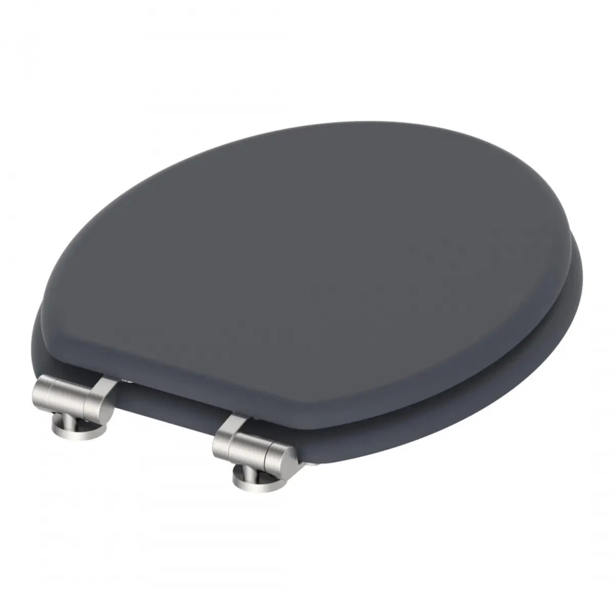 Schütte 80104 - WC daska SPIRIT ANTRACIT, SoftClose prigušiva, MDF ploča