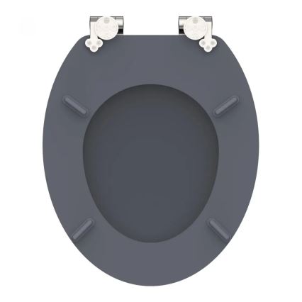 Schütte 80104 - WC daska SPIRIT ANTRACIT, SoftClose prigušiva, MDF ploča