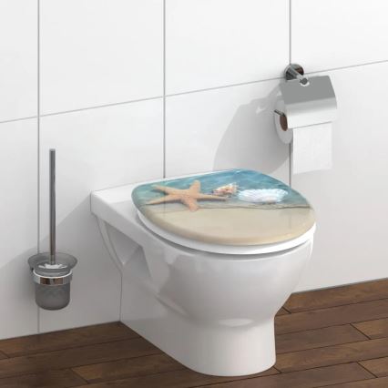Schütte 82196 - WC daska BEACH sa SoftClose prigušiva, od duroplasta