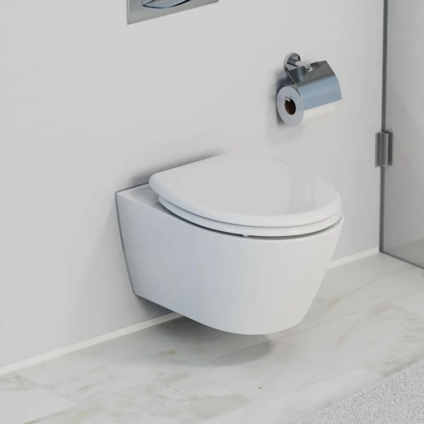 Schütte 82300-A - Toaletno sedište, belo, SoftClose prigušiva, duroplast