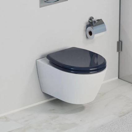 Schütte 82304-A - Daska za WC ANTRACIT SoftClose prigušiva, duroplast