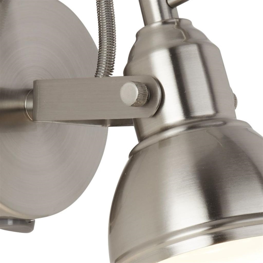 Searchlight - Zidna spot svetiljka FOCUS 1xGU10/50W/230V mat hrom