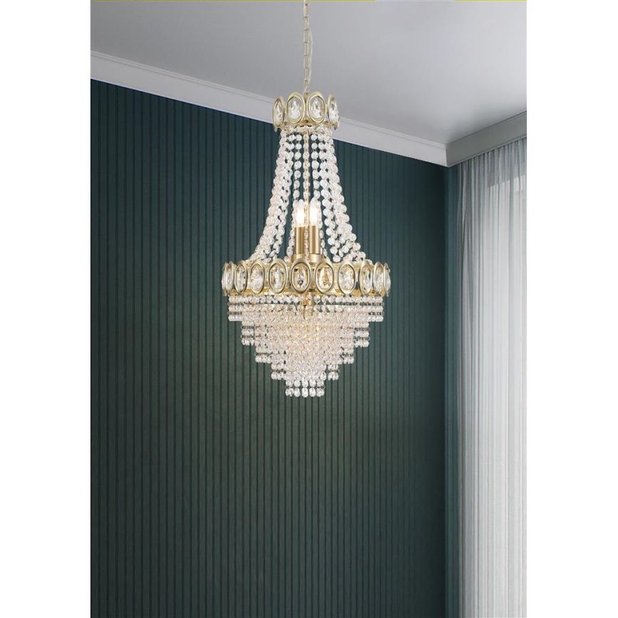 Searchlight - Luster na lancu LOUIS PHILLIPE 6xE14/60W/230V