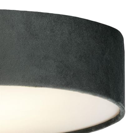 Searchlight - Plafonsko svetlo DRUM PLEAT 2xE27/15W/230V sivo