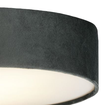 Searchlight - Stropna svetiljka DRUM 3xE27/60W/230V siva