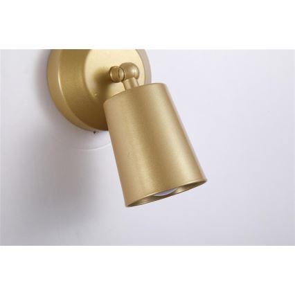 Searchlight - LED prigušiva punjiva zidna lampa CONE LED/1,5W/5V zlatna