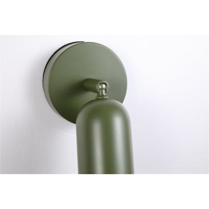 Searchlight - LED prigušiva punjiva zidna svetiljka CONE LED/1,5W/5V zelena