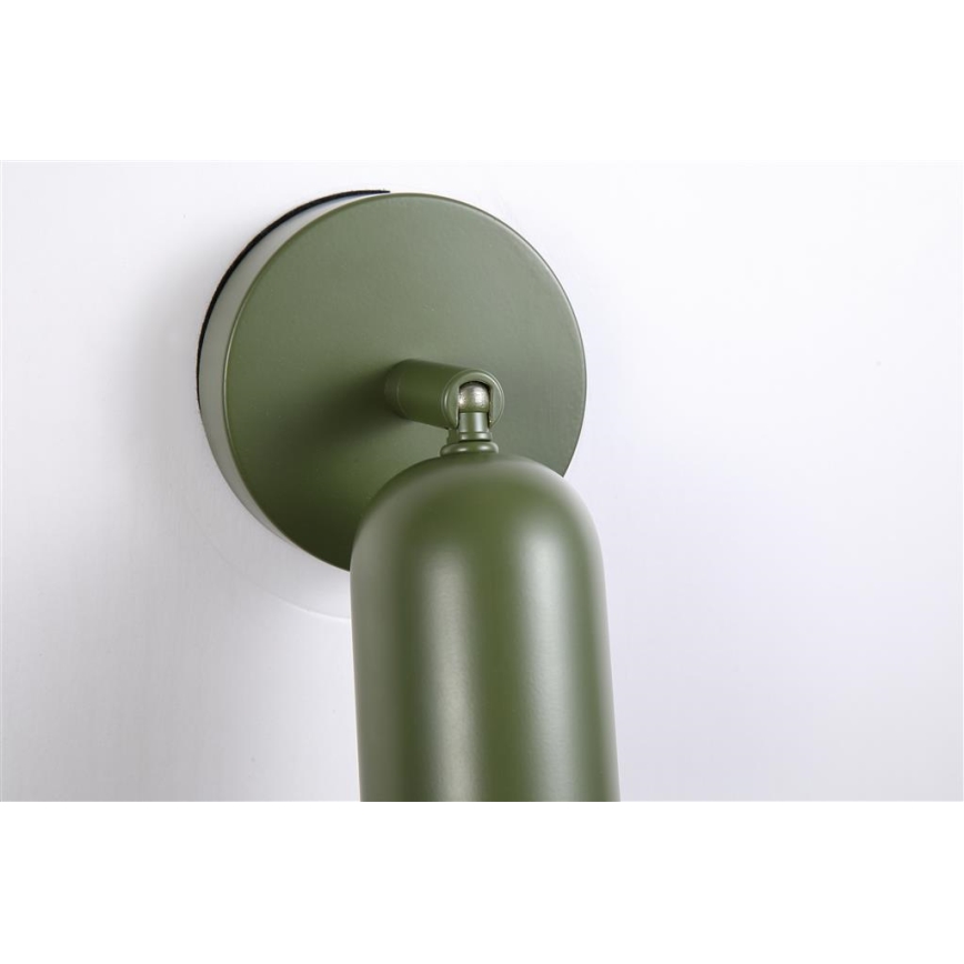 Searchlight - LED prigušiva punjiva zidna svetiljka CONE LED/1,5W/5V zelena