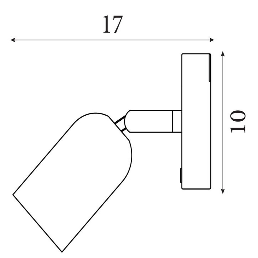 Searchlight - LED prigušiva punjiva zidna svetiljka CONE LED/1,5W/5V zelena