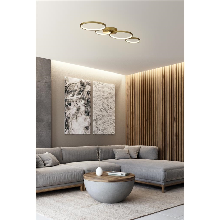 Searchlight - LED prigušiva stropna svetiljka CIRQUE LED/37W/230V 3000K 33x97 cm