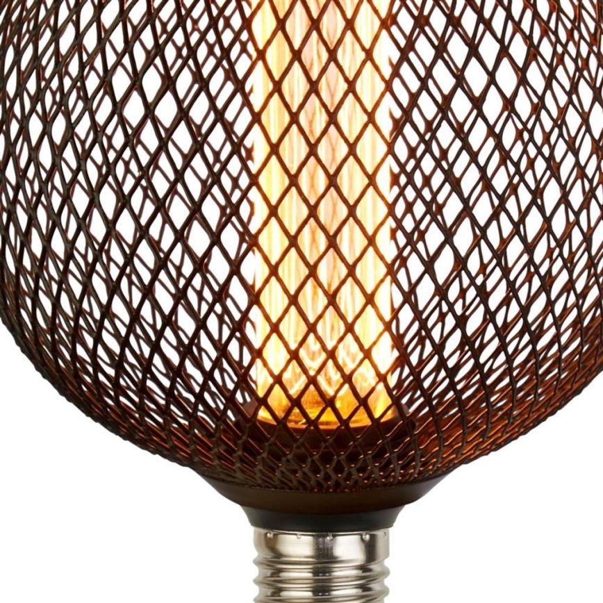 Searchlight - LED prigušiva dekorativna sijalica WIRE MESH E27/4,5W/230V 2700K