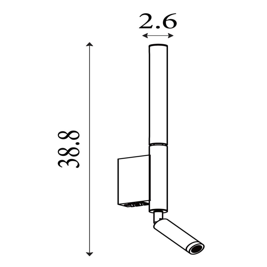 Searchlight - LED spot svetiljka ARCHITECT LED/7W/230V crna