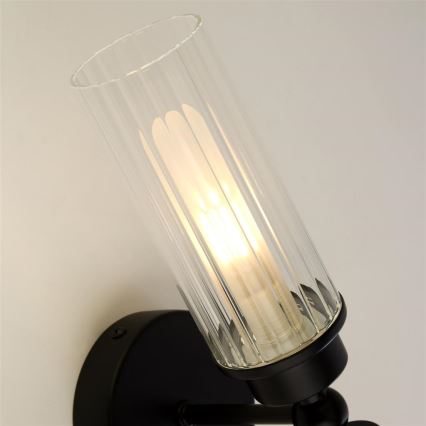 Searchlight - Zidna svetiljka IMPERIAL 2xG9/33W/230V crna
