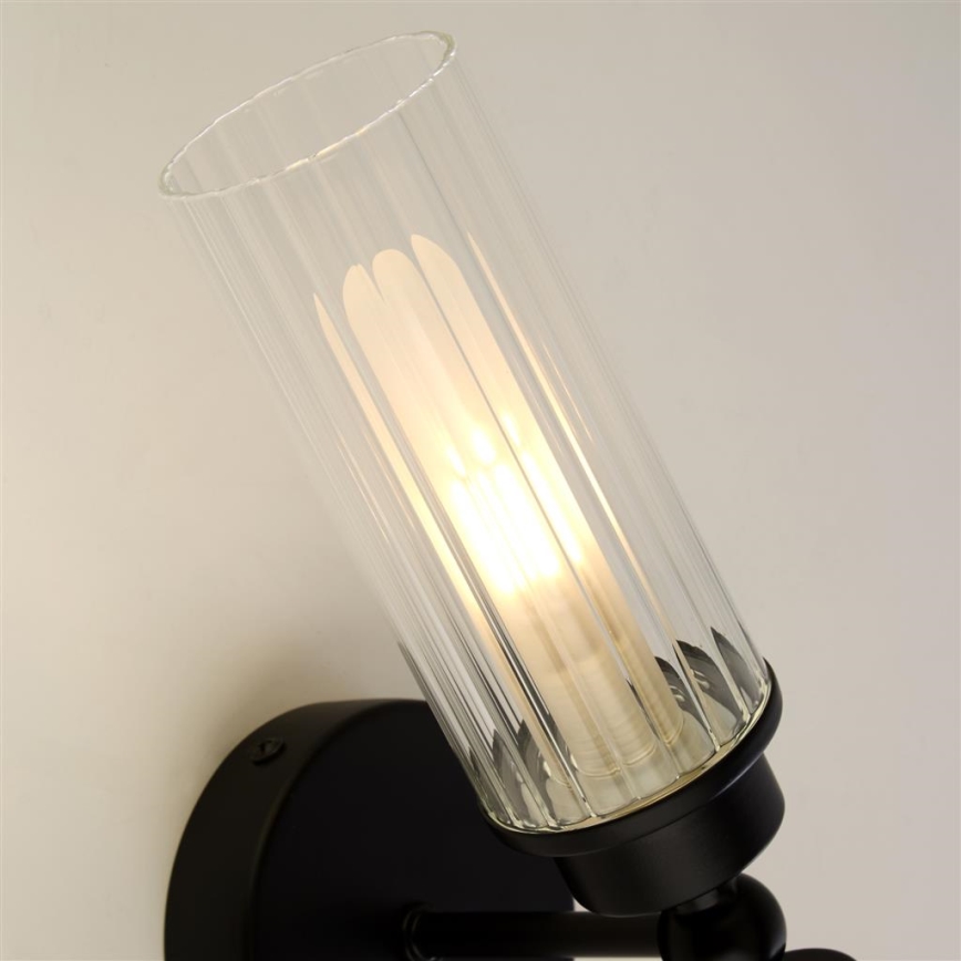 Searchlight - Zidna svetiljka IMPERIAL 2xG9/33W/230V crna