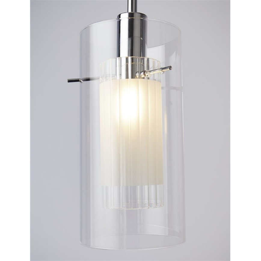 Searchlight - Luster na sajli DUO 3xE14/60W/230V sjajni hrom