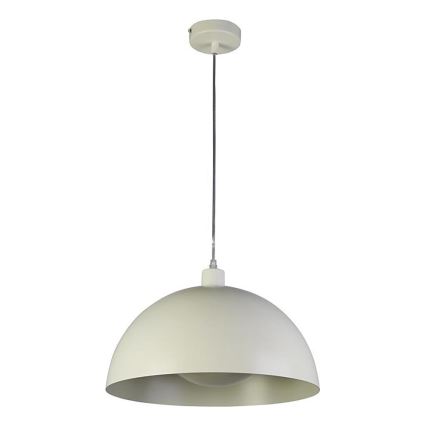 Searchlight - Luster na sajli MARS 1xE27/60W/230V prečnik 25 cm krem