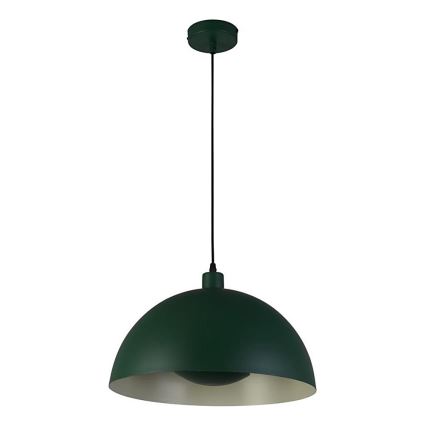 Searchlight - Luster na sajli MARS 1xE27/60W/230V Ø 25 cm zelena