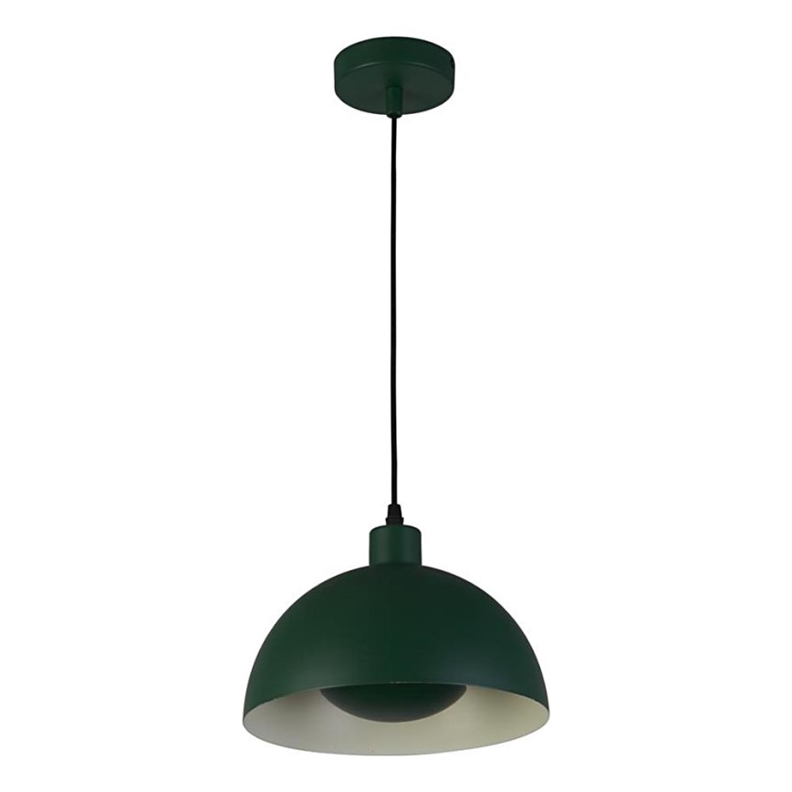 Searchlight - Luster na sajli MARS 1xE27/60W/230V, prečnik 40 cm, zelene boje