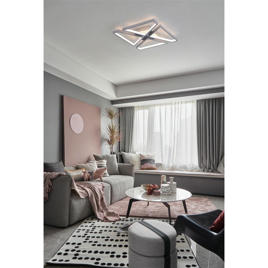 Searchlight - LED prigušiva plafonsko svetlo QUATRO LED/29W/230V 40x40 cm