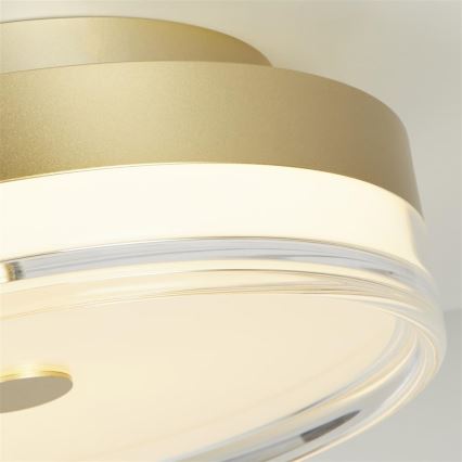 Searchlight - LED plafonska svetiljka CYPRUS LED/21W/230V prečnik 30 cm zlatna