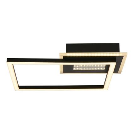 Searchlight - LED prigušiva plafonska lampa QUADRATE LED/24W/230V 36x36 cm crna