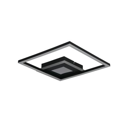 Searchlight - LED prigušiva plafonska lampa QUADRATE LED/24W/230V 36x36 cm crna