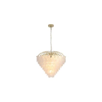 Searchlight - Luster na lancu FEATHER 10xE14/60W/230V