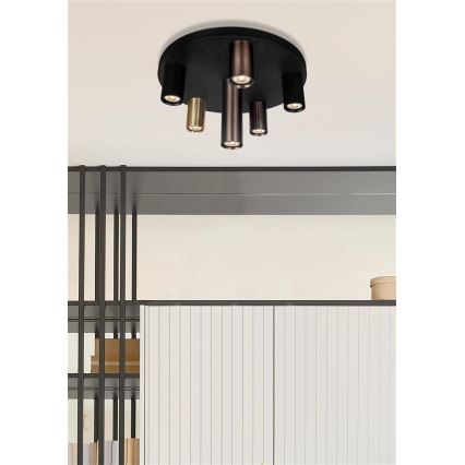 Searchlight - Plafonska svetiljka TUBES 6xGU10/10W/230V prečnik 40 cm