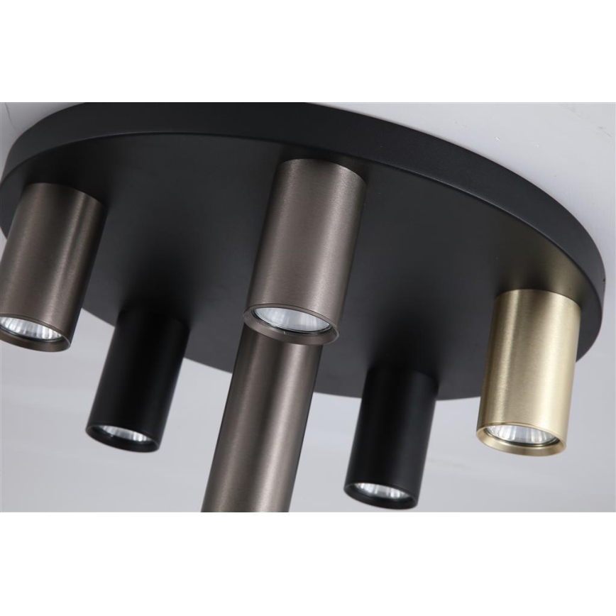 Searchlight - Plafonska svetiljka TUBES 6xGU10/10W/230V prečnik 40 cm