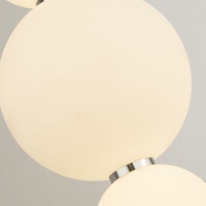 Searchlight - LED luster na sajli SNOWBALL LED/18W/230V
