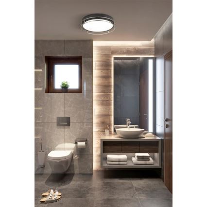 Searchlight - Plafonsko svetlo za kupatilo PHEONIX 2xE14/60W/230V, prečnika 30 cm, IP44