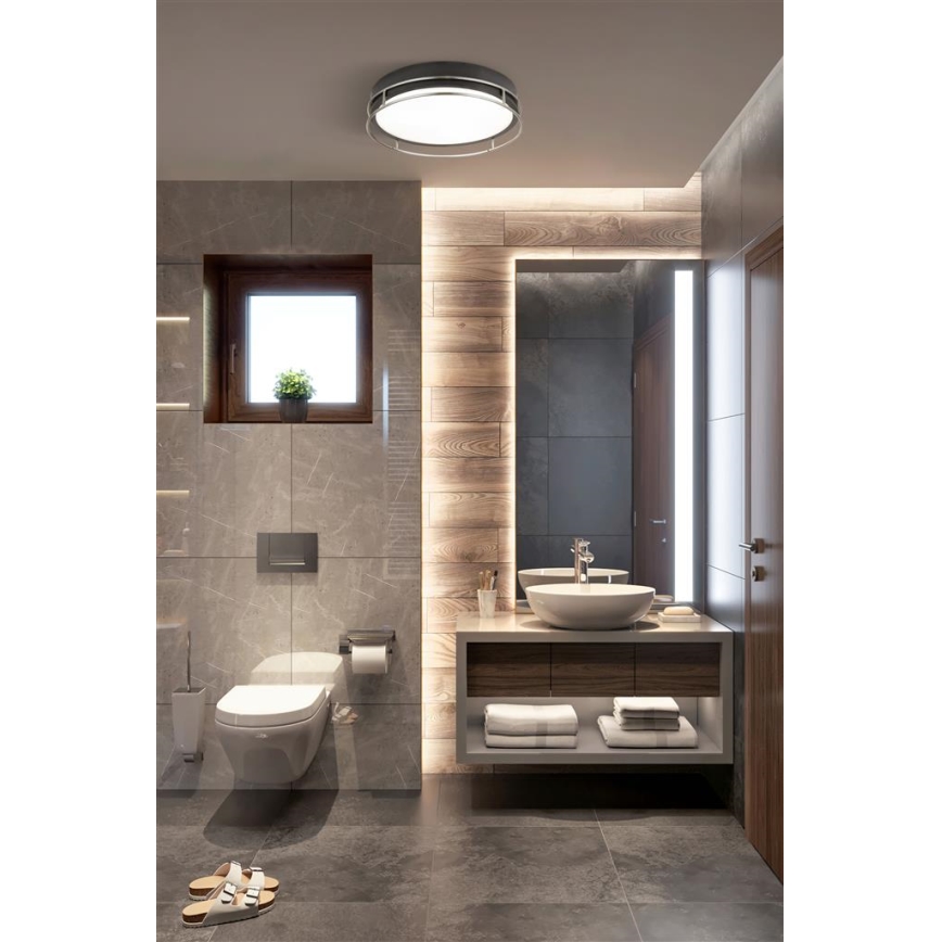Searchlight - Plafonsko svetlo za kupatilo PHEONIX 2xE14/60W/230V, prečnika 30 cm, IP44