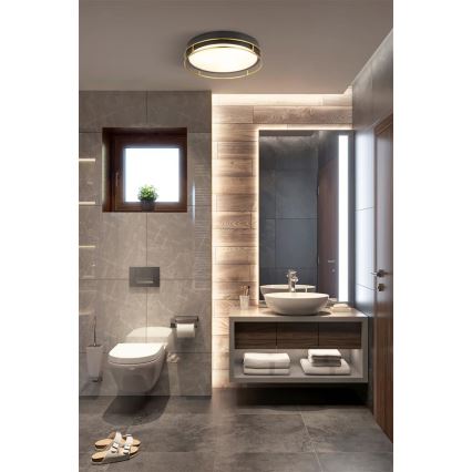 Searchlight - Plafonsko svetlo za kupatilo PHEONIX 2xE14/60W/230V, prečnik 30 cm, IP44