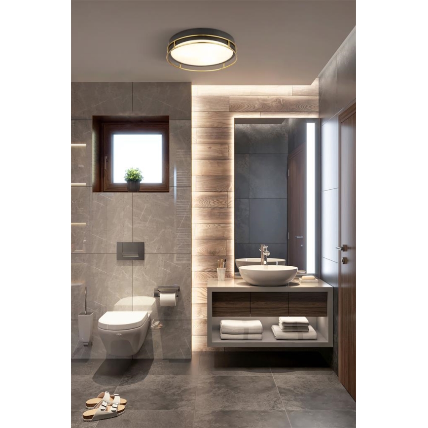 Searchlight - Plafonsko svetlo za kupatilo PHEONIX 2xE14/60W/230V, prečnik 30 cm, IP44