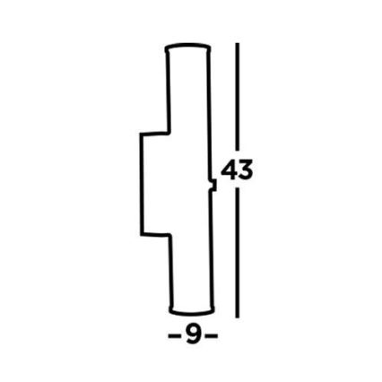 Searchlight - LED svetlo za kupatilo CLAMP LED/18W/230V IP44 crno