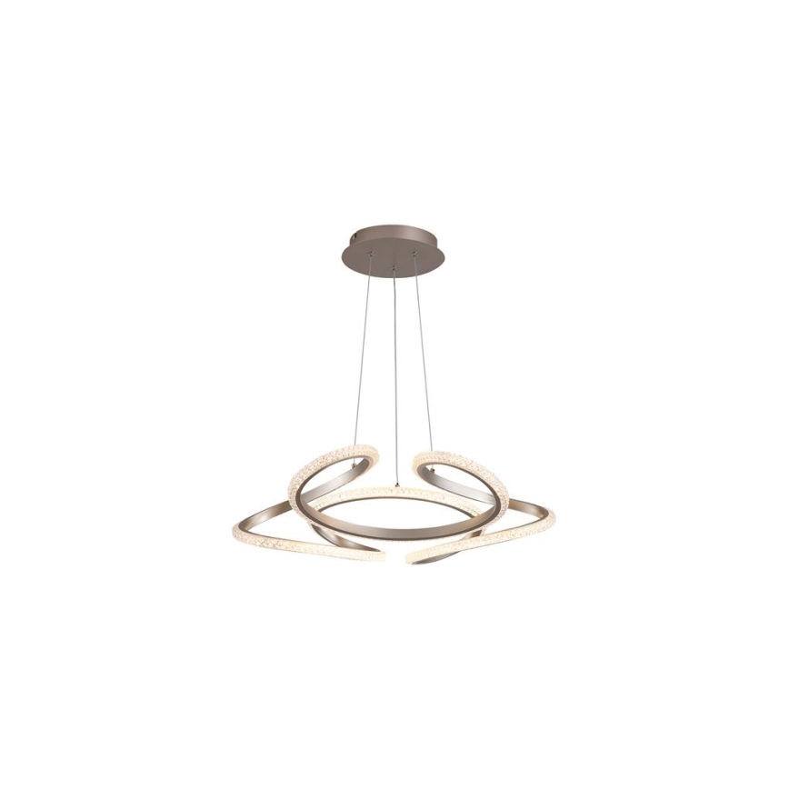 Searchlight - LED prigušiva luster na sajli DOODLE LED/40W/230V mesing