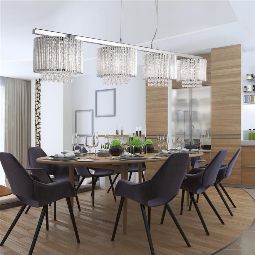 Searchlight - Luster na sajli ELISE 4xG9/33W/230V